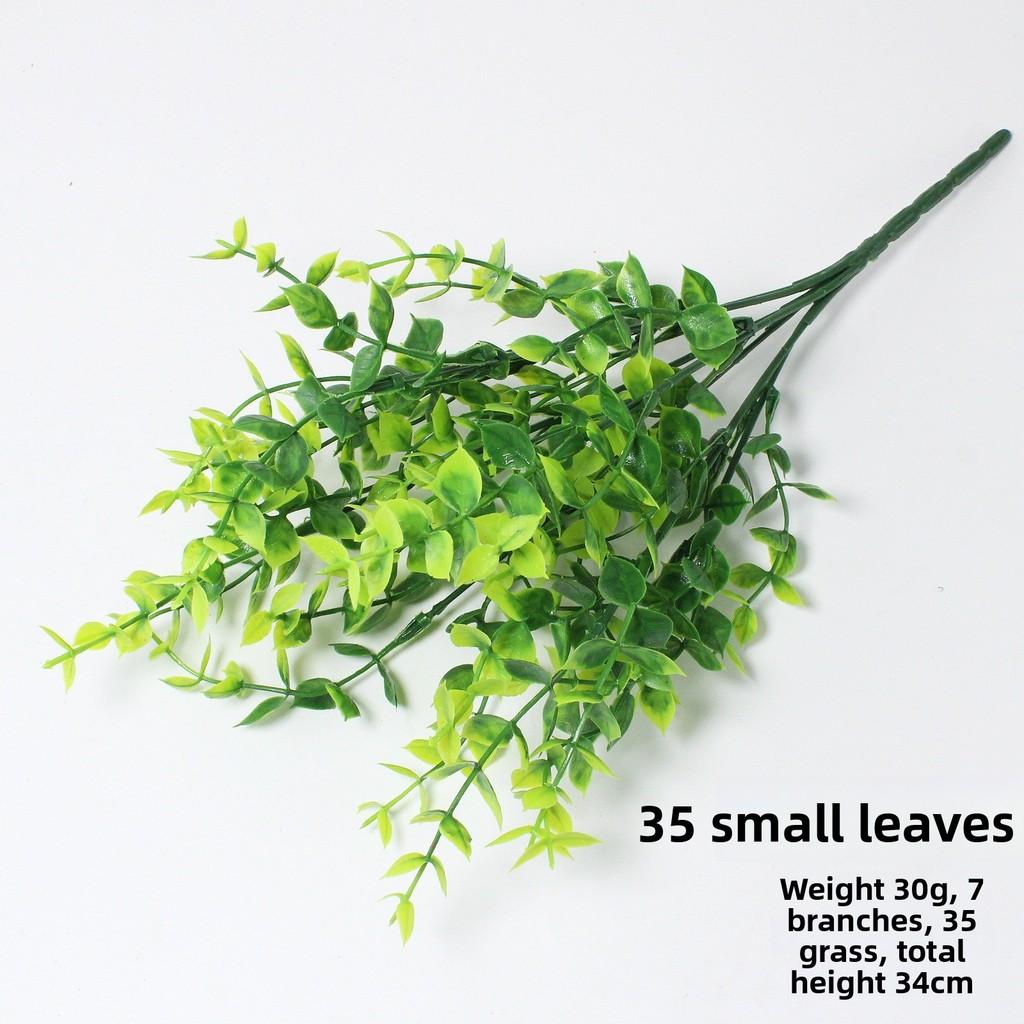 Green Eucalyptus Plant Artificial Waterresistant Foliage For Home Interior