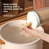 Noodles Storage Container Food Grade Plastic Transparent Airtight Kitchen Multi Compartment Sealed Jars Pantry Dry Food Cylinder