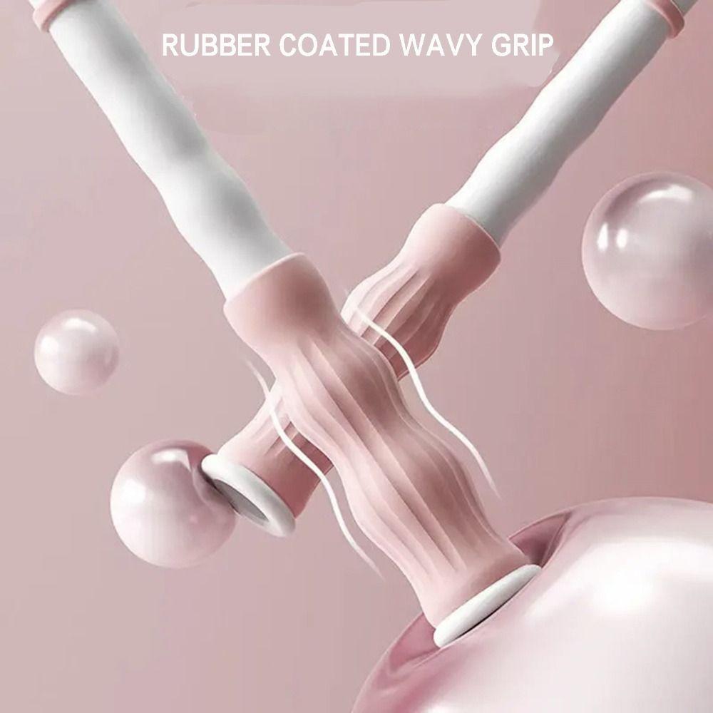 Signable Soft Bead Skipping Rope Adjustable Length Segmented Fitness Jump Rope Weight Loss Fitness