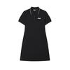 Original Solid Color Comfortable Casual Versatile Polo Collar Short Sleeve Dress Women Dresses Black F51W529316F-BK