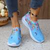 Fashion New Trend High Quality Women Shoes Comfort Breathable Casual Sneakers Women Fashion Rhinestone Flat Shoes for Women Plus Size 43