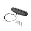 Wilkinson LOW GAUSS Vintage Tone Ceramic Guitar Pickup Black Strat-Style Set,