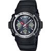 Men's G-SHOCK AWG-M100-1AJF [G-SHOCK MULTIBAND6] Round Watch Black Stainless Digital Analog