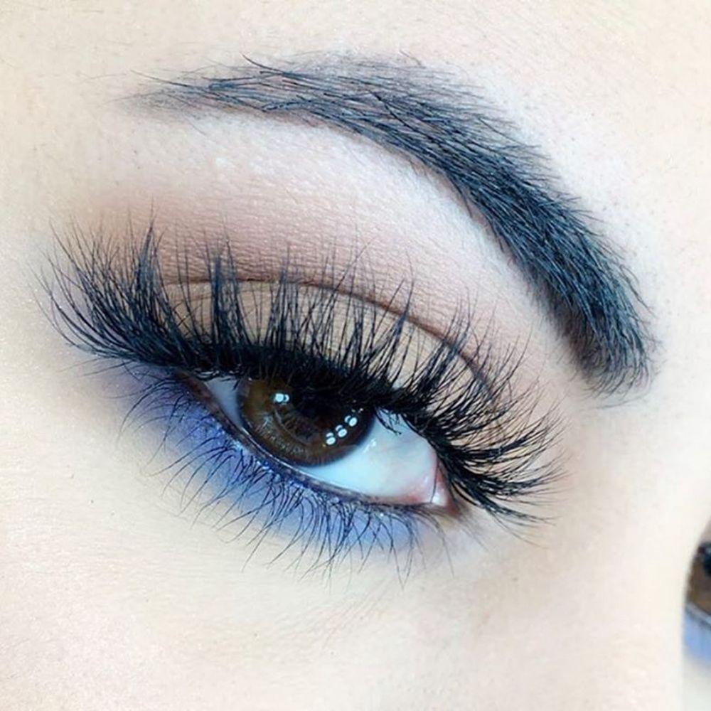 Tools Wispies Fluffy Long Natural Eye Lash Extension 3D Mink False Eyelashes Full Volume Thick