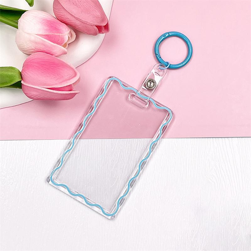 Transparent Card Holder Student Campus Card Meal Card Bus Card Storage Protective Case