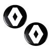 New 14mm Car Key Emblem Stickers Auto Control Key Logo Accessories For Renault Dacia Markers Koleos Clio Laguna 2 Megane 2 3 Duster Logan Captur