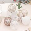 6Pcs Shatterproof Christmas Ball Ornaments Christmas Tree Hanging Balls Unique Festive Decorations for Home Office Parties