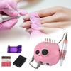 Electric Nail Polishing Machine High Speed Nail Polisher with 6 Grinding Heads for Versatile Nail Care