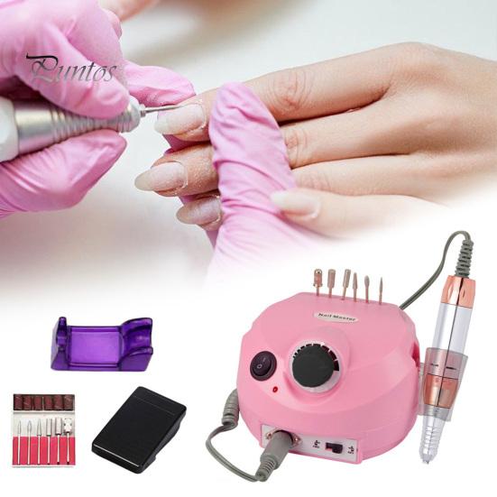 Electric Nail Polishing Machine High Speed Nail Polisher with 6 Grinding Heads for Versatile Nail Care