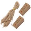100Pcs Gift Tags Baking Gift Bag Kraft Paper Card Wedding Party Favors with Twine