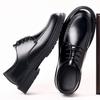 Fashion Handmade Leather Loafers Thick Bottom Casual Driving Flats Slip-on Dress Shoes Comfy Moccasins Versatile Male Driving Footwear