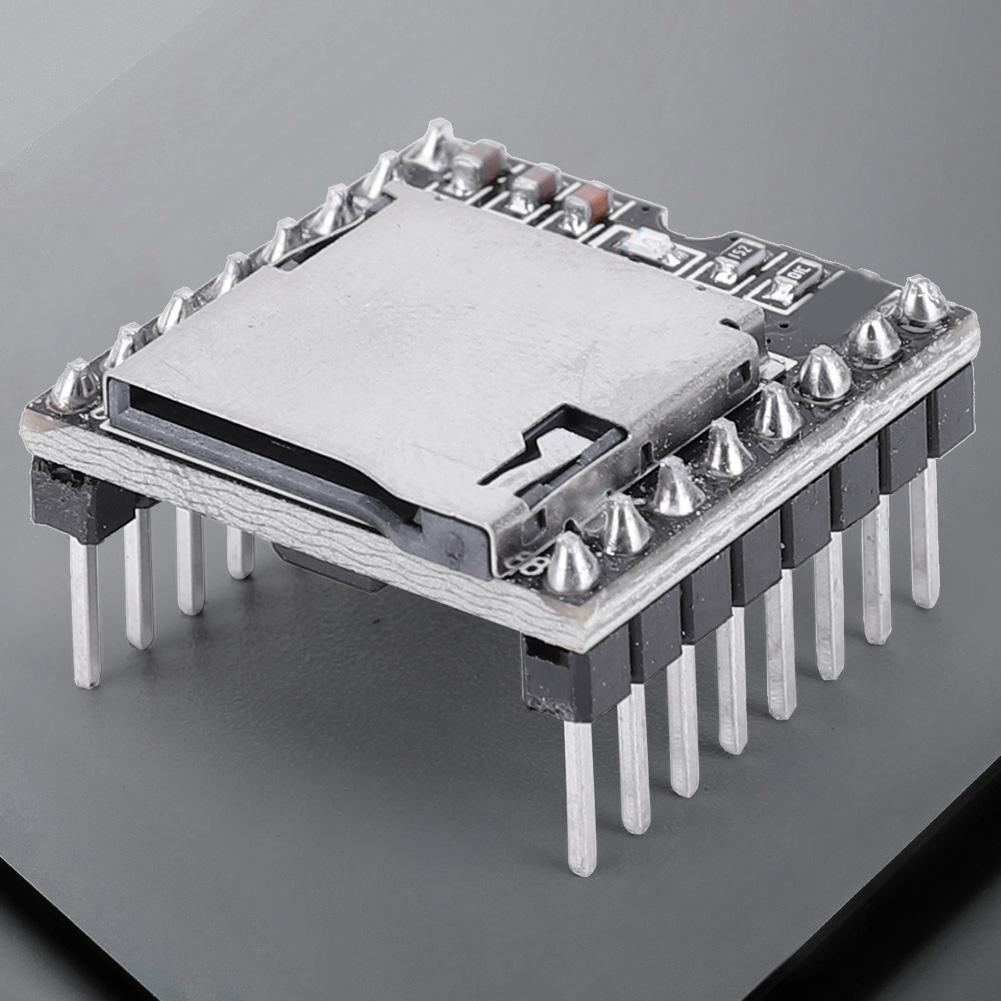 DFPlayer Mini MP3 Player Module TF Card U Disk for Arduino Mini MP3 DF Player Audio Voice Module IO/Serial Port/AD MP3-TF-16P
