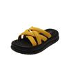 New Cross-strap Flat-bottomed Slippers Summer Women Wear Sandals Fashion Soft-soled Home Slippers Korean Version Sandals Women
