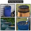 Rain Barrel Filter Drawstring Design Fine Mesh Dustproof Water Tank Mesh Screen Protects Rain Barrel Daily Use