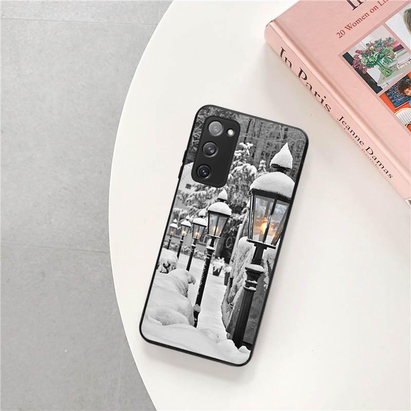 Phone Case For Samsung S22 5G S21 Ultra S20 FE S10 Plus Lite Christmas Santa Snowman Soft Silicone Cover For Galaxy S9 S8 S7 A91