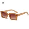 UV400 Gradient Beach/Travel Square Sunglasses Shades Leopard Sun Glasses Rectangle