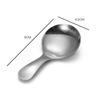 Mini Stainless Steel Short Handle Spoon Silver Gold Cute Round Head Ice Cream Dessert Spoons Kitchen Teaspoon Tableware Utensils