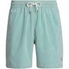 Polo Ralph Lauren SS24 Logo Embroidered Striped Elastic Waist Beach Shorts Men Shorts Green 710905990-004