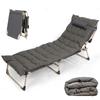 DEWEL Summer Camping Simple Cot For 4 Level Load Capacity For Guest Disaster For Outdoor Soft Mat Pillow 190x67x28cm Bed, Cot, Bed, Bed, Foldable,