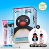 TOOSTY Pingu Toothpaste DUO Set (Fruit Parfait 80g + Snow Igloo 80g + Pingu Keyring)