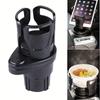 Adjustable Car Cup Holder Expander with Dual Cup Holders, Phone Holder, and Aromatherapy Organizer - Perfect Gift for Any Occasion