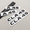 3D ABS Car Letters Logo Trunk Badge Emblem Sticker For Mercedes Benz A Series A45 CLA45 W169 W176 W177 C117 W118 Accessories