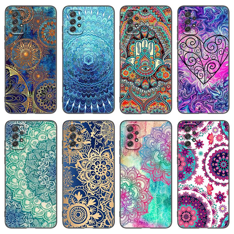 Mandala Chakra Yoga Phone Case For Samsung A04 A21 A30 A50 A52 S A13 A14 A22 A23 A32 A53 A73 5G A11 A12 A31 A33 A51 A70 A71 A72
