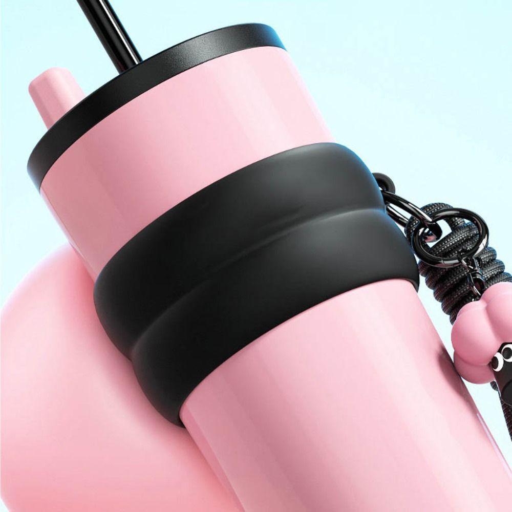 316 Stainless Steel Insulated Cup Bow Thermal Water Bottle Vacuum Cup for Student Children