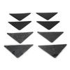4Pcs Rug Gripper Triangle Shock Absorption Strong Grip Non Slip Carpet Tape for Ceramic Tiles