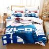 Blue Lock Bedding Set Hot Cartoon Anime Duvet Cover Set King Queen Twin Double Size Comforter Cover Set For Teens and Boys