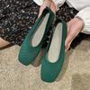 Fashion Stretch Knit Fabric Shoes Spring New Women Flat Heel Anti Skid Ballet Flats Shoes Slip On Breathable Loafer Femaleisd34