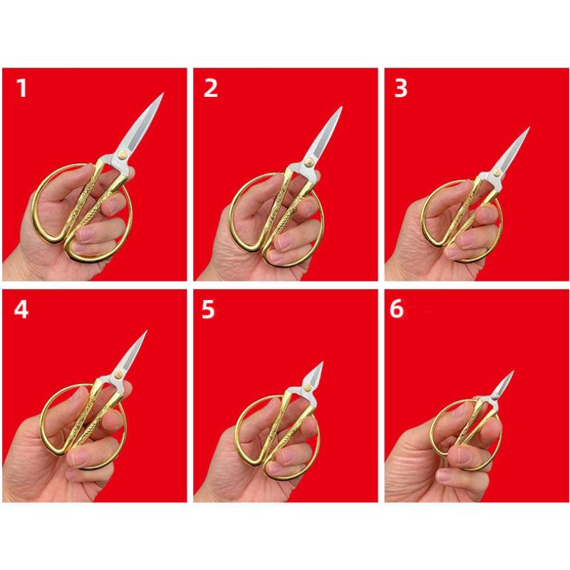 Retro Stainless Steel Tailor Sewing Scissors Fabric Needlework Cutting Cutter Durable High Steel Vintage Shears Scissors