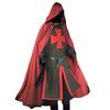 Handmade Medieval Mens Crusader Costume Knight Templar Warrior Cloak & Tunic Halloween Renaissance