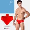 Men's Ice Silk Underwear Sexy Mesh Panties Antibacterial Moisture Absorbent Soft Men's Breathable Men's Triangle Shorts