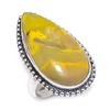Bumble Bee Jasper Gemstone 925 Sterling Silver Jewelry Ring Size 9