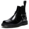 2976 Leather Fashion Comfortable Versatile Trendy Simple Short Chelsea Boots Unisex Boots Black 41387001