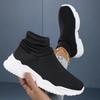 Women Breathable Sneakers Running Shoes Fitness Sports Casual ShoesLeisure One Legged Lightweight High Top Women's Shoes