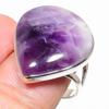 Natural Tiffany Stone Gemstone 925 Solid Sterling Silver Jewelry Ring S.9.5 W5q78