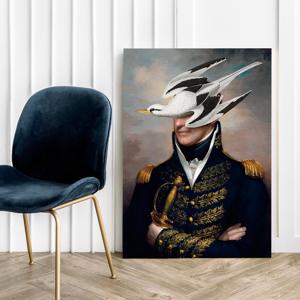 Canvas Print Pop Art Portrait General Bird