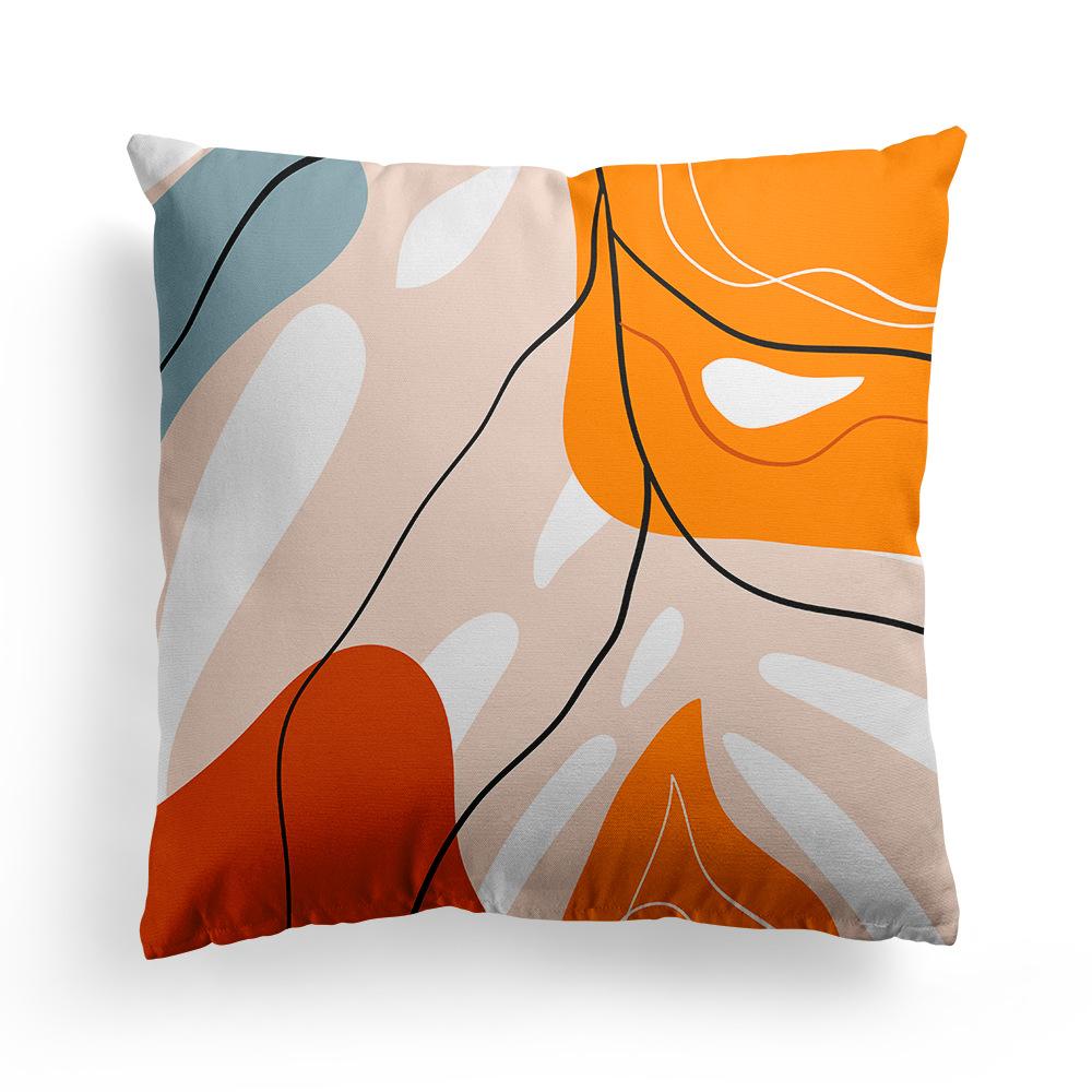 New Nordic Abstract Art Pillowcase Beauty Floral Leaves Home Sofa Bedside Pillow Sleeping Pillow Cushion Cover