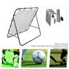 Steel Collapsible Football Rebound Target Net Adjustable Soccer Bounce Goal Mesh Shooting Assist Training Equipment