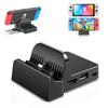 OLCLSS Nintendo Switch Dock Stand with Mode USB 4K Heat Compact Design TV/Tabletop Switching, Type-C Port, Support, Dissipation, (Black) (1 Port)