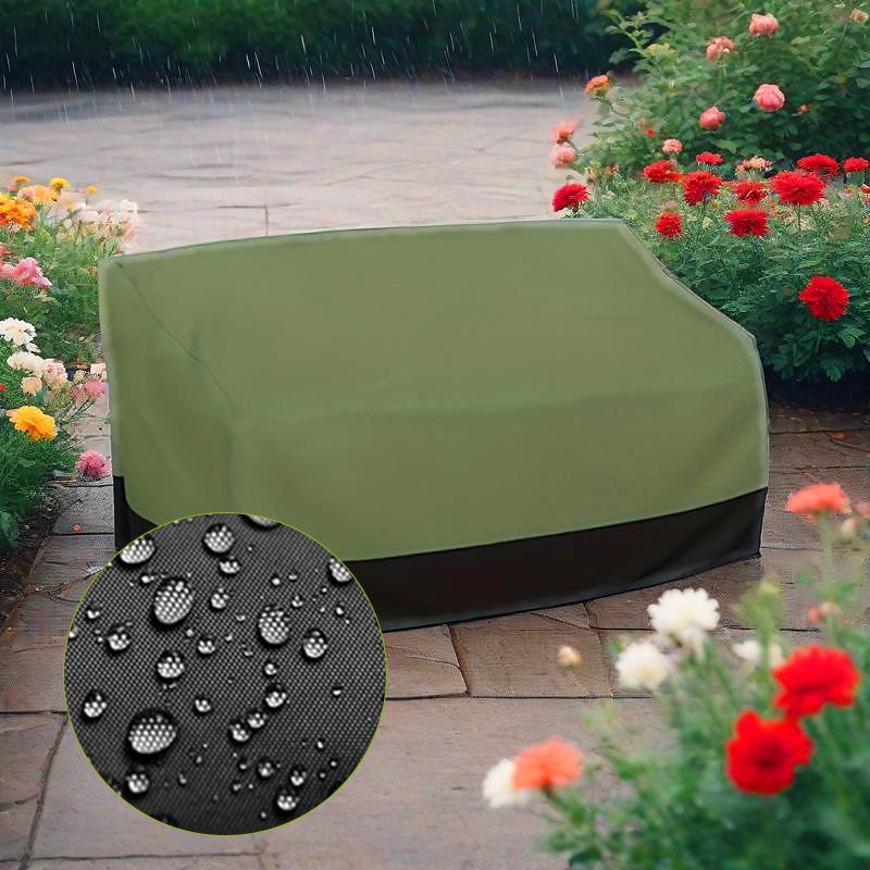 1PC Dust Protection Garden Durable Polyester Fabric Heavy-Duty Waterproof Sofa Cover Outdoor Rain Fits Most Double Sofas