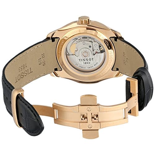 Tissot Men's T0354283605100 Analog Display Automatic Self-Wind Black Watch