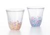 ADERIA Tsugaru Vidro Sakura Sakura Glasses Pink Blue 320ml Pair Set Presentation Box Made In Japan Glass Highball Cup Beer Stylish Glass Gift for