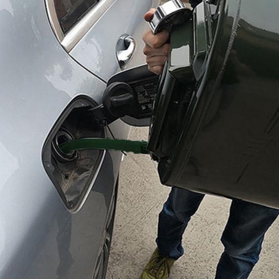 5L Metal Gas Can Spill Proof Fuel Container with Spout And Handle Portable Fuel Storage Tank with Safety Lock Pin for Trucks Cars Motorcycle Equipment