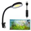 Clip On LED Fish Tank Light White Light Swivel Aquarium Lamp Water Grass Tank Spotlight  Home