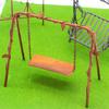 1:12 Dollhouse Miniature Wrought Iron Rust Fence Swing Furniture Home Model Decor Toy Doll House Accessories