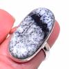 Natural Dendrite Opal Gemstone Handmade 925 Solid Sterling Silver Ring S.6 w9F84