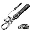 Hoodie Keychain New Crown 35 Series Genuine Leather Key Car Logo Key Chain CROWN 35 Series CROSSOVER TZSH35 AZSH35 2022 Leather Keychain Unisex Car